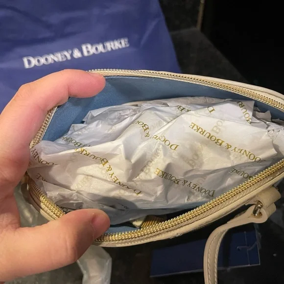 Dooney & Bourke Ivory Crossbody Bag - Picture 6 of 9